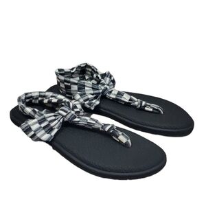 Sanuk Yoga Womens Sandals Flip Flop Flats shoes sz 9